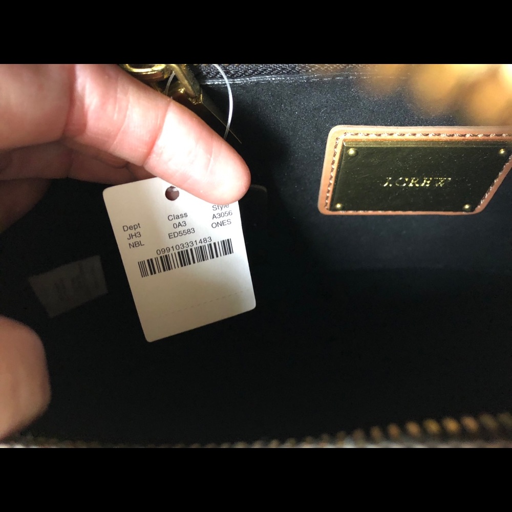 Last chance! NWT Jcrew 2014 Canvas/Leather Satchel - Picture 5 of 8